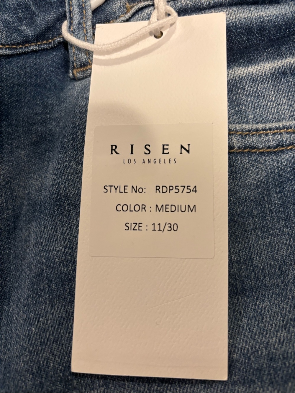 NWT Risen Jeans-No Distressing - Picture 3 of 4